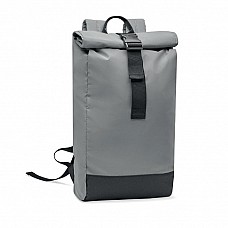 Zaino in poliestere riflettente porta laptop