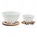 Set sottopentola in legno