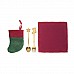 Set posate in calza di Natale