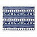 Coperta in pile con motivo nordico