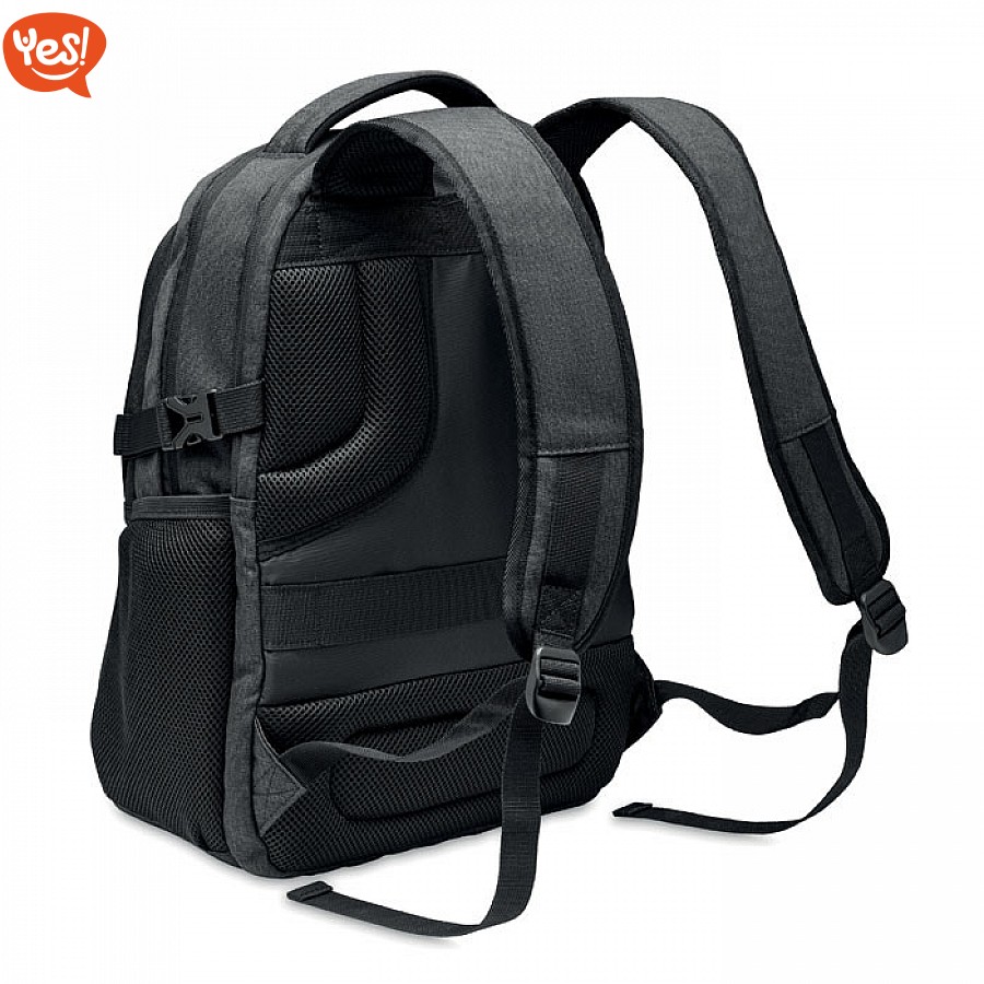 Zaino Athletic Club Bilbao Con Scomparto Laptop – 41x30x14 Cm – Nero – Adattatore Per Trolley