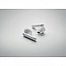 Auricolari wireless con microfono a ricarica solare.