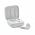 Auricolari wireless con microfono a ricarica solare.