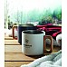 Mug in acciaio riciclato con manico in legno
