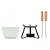 Set fonduta in ceramica