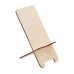 Supporto ecologico in legno per smartphone con semi