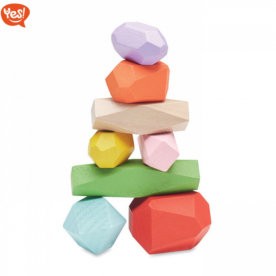 Small Foot Gioco D'Equilibrio Move It! In Legno FSC 100% - Torre Bilanciante Per Bambini Dai 3 Anni