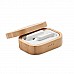 Auricolari TWS ricaricabili con custodia in bamboo