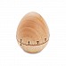 Timer in legno a forma di uovo