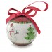Palla di Natale in scatola regalo