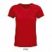 T-shirt personalizzabile da donna in cotone bio