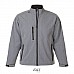 Giacca softshell con interno in pile da uomo