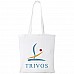 Shopper in cotone con manici lunghi