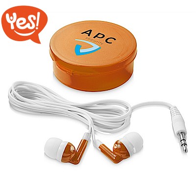 Auricolari con contenitore Auricolari con contenitore