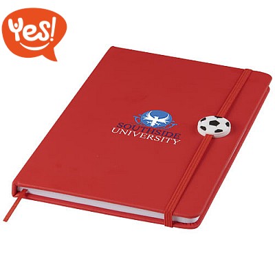 Notebook A5 con decorazione pallone da calcio