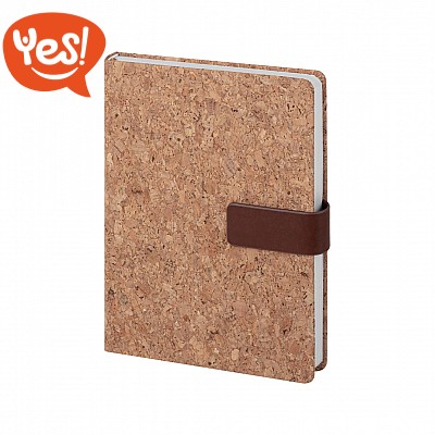 Agenda giornaliera 14,2x20,5 cm con copertina in sughero