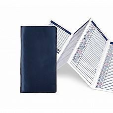 Agendina mensile in PVC con rubrica telefonica