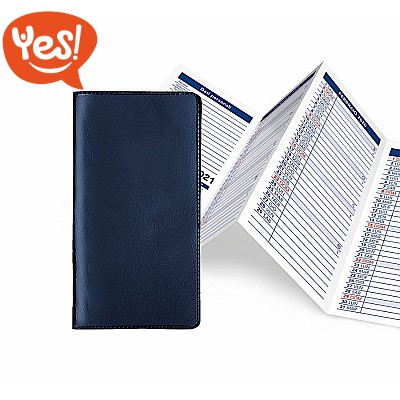 Agendina mensile in PVC con rubrica telefonica