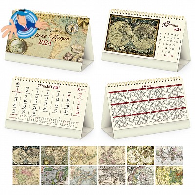 Calendario da tavolo Antiche Mappe