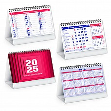 Calendario da tavolo con spirale 13 fogli