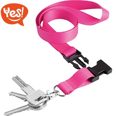 Lanyard con moschettone in metallo