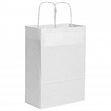 Shopper in carta 22x10x29 cm con maniglia ritorta