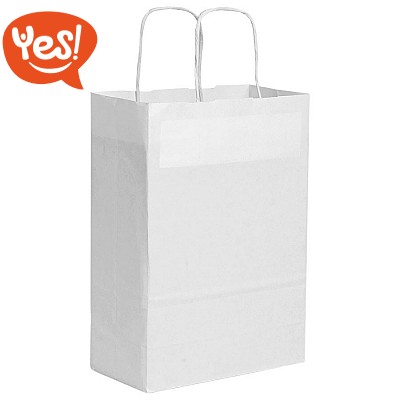 Shopper in carta 22x10x29 cm con maniglia ritorta