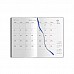 Agenda bigiornaliera flessibile 14x21 cm con elastico