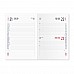 Agenda portafoglio giornaliera 15x21 in ecopelle