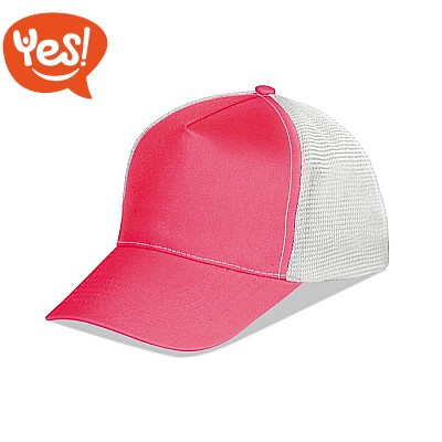 Cappellino 5 pannelli in rete