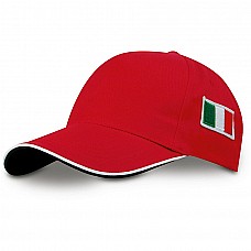 Cappellino con bandiera italiana