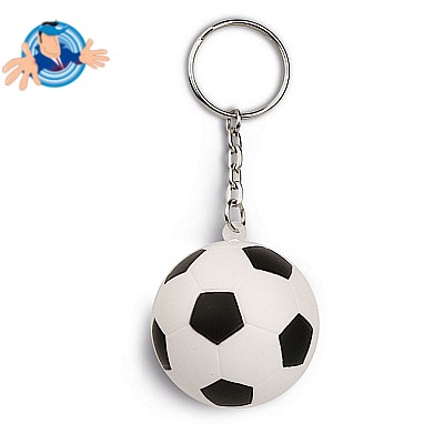 Portachiavi antistress a forma di pallone da calcio