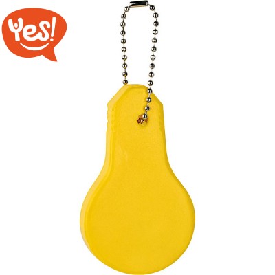 Portachiavi in gomma a forma di lampadina