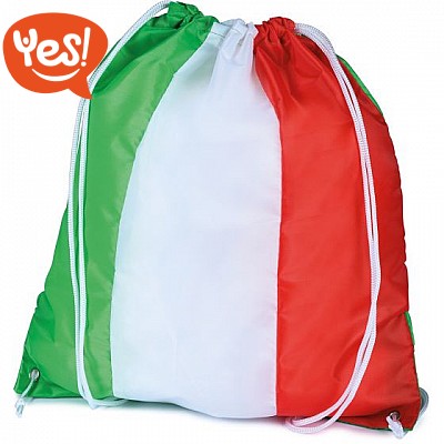 Sacca tricolore in nylon