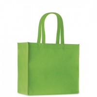 Shopper in feltro con manici corti