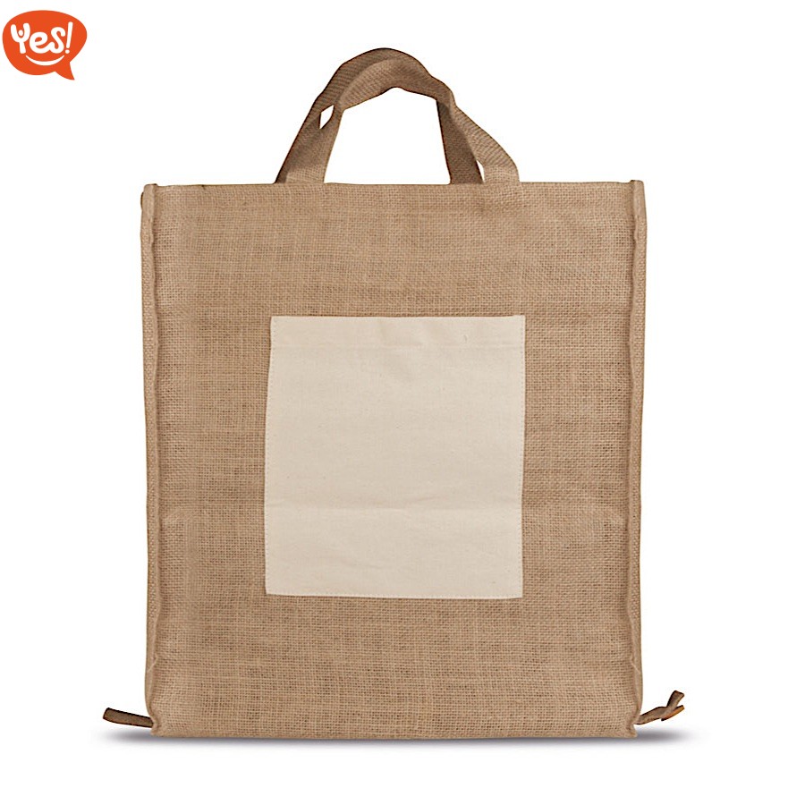 Shopper in juta richiudibile | Logo Personalizzato | Da 5,33€