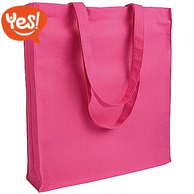 Shopper in cotone e soffietto