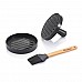 Set BBQ con pressa hamburger Set BBQ con pressa hamburger