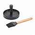 Set BBQ con pressa hamburger Set BBQ con pressa hamburger