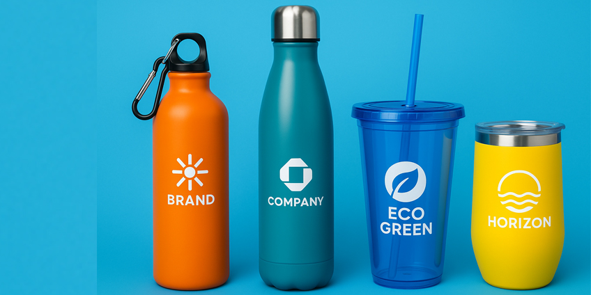 Bicchieri e borracce con logo: gadget ecologici e promozionali Bicchieri e borracce con logo: gadget ecologici e promozionali