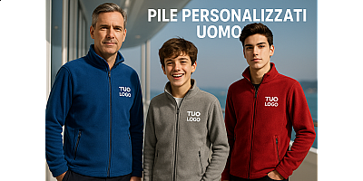 Scopri i pile personalizzati da uomo ideali per aziende e team