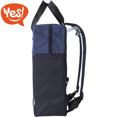 Zaino in plastica riciclata con maniglie Logo Personalizzato Da 11 18