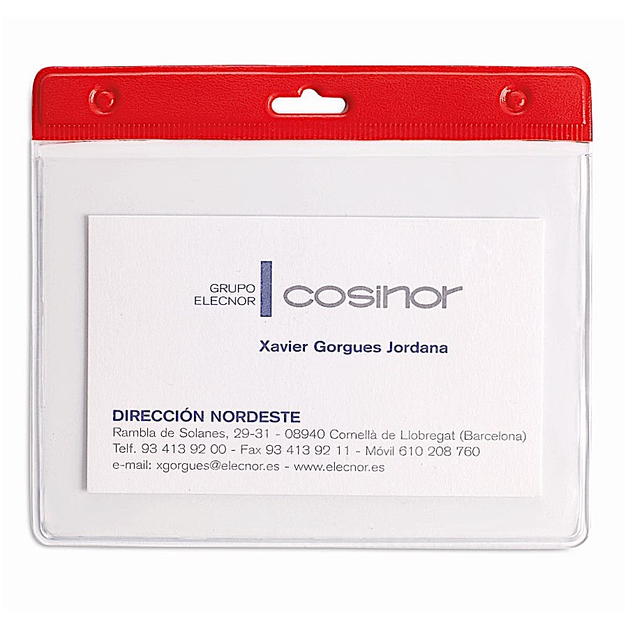 Portanome Sigillabile Portabadge In PVC Sigillabile 6x9 Cm - Con Clip, Per  Conferenze E Eventi Aziendali, Confezione Da 25 Porta Cartellini Plastica