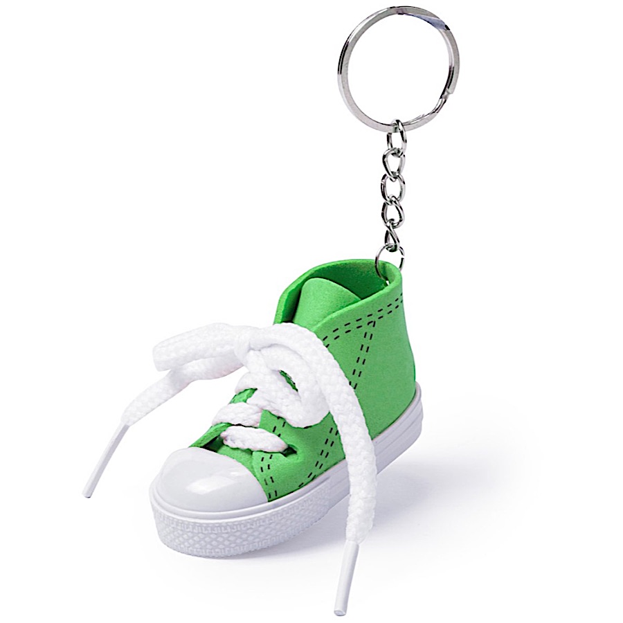 Portachiavi In Tela Con Strass A Forma Di Scarpa Da Ginnastica, Donna, Ciondolo Per Chiavi Auto O Borsa, Brillante - 4