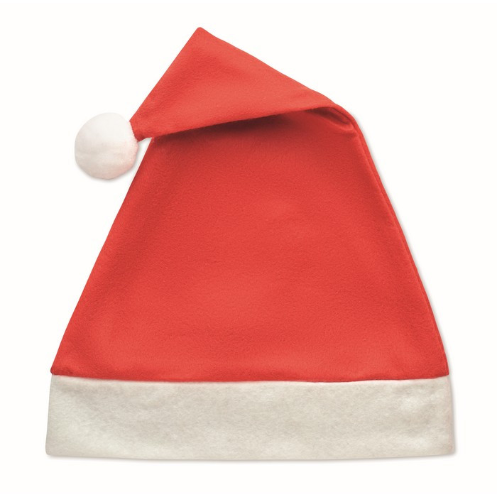 Cappello di Natale per bambini, cappello di Babbo Natale in velluto confortevole per le vacanze (2 pezzi