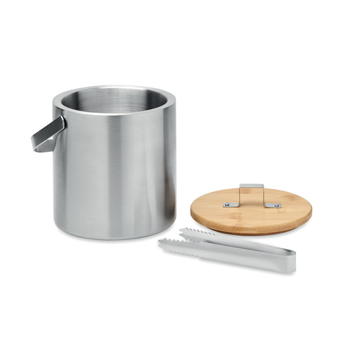 Secchiello Ghiaccio A Forma Di Ananas Oro - Acciaio Inox Doppia Parete Per Feste E Cocktail