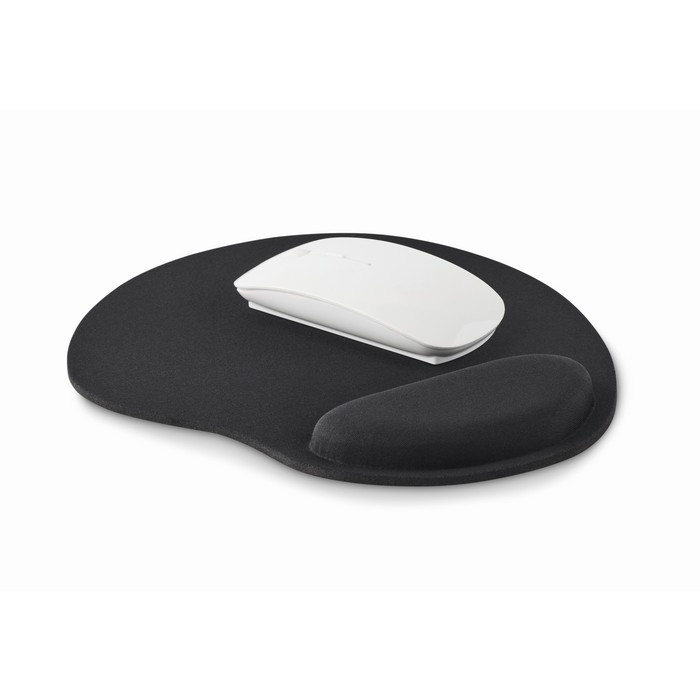 Eligoo Tappetino Mouse Ergonomico Con Supporto In Gel Per Polso - Nero - Antiscivolo E Impermeabile - 3